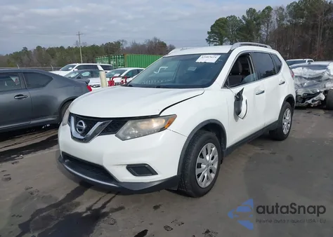 2016 Nissan Rogue S from USA, damaged, VIN KNMAT2MV0GP610981